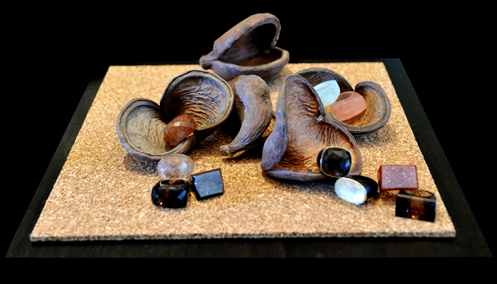Collection of bold gemstone rings