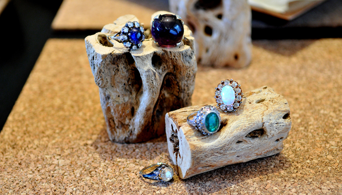 Antique cocktail rings