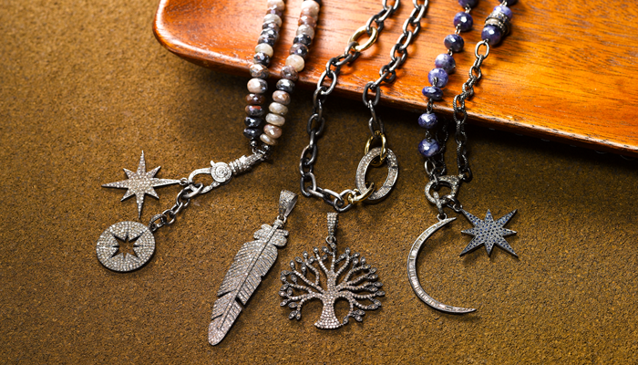 These special pendants can be worn alone or look great layered