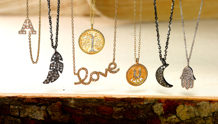 Sentiments collection of necklaces and pendants