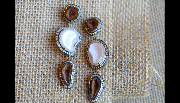 Delicate gemstone  necklaces and pendants great for layering. 