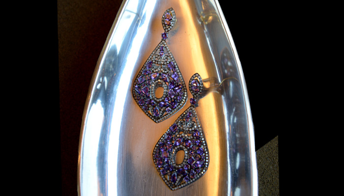 Delicate gemstone  necklaces and pendants great for layering. 