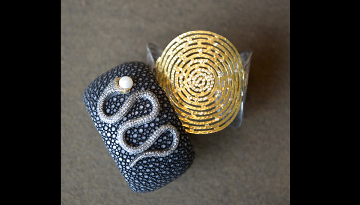 Snake and Galaxy Ring
